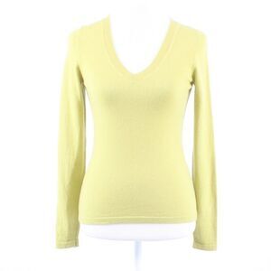 Escada olive green cashmere sweater XS